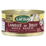Plat cuisiné langue de bœuf/madère LARZUL