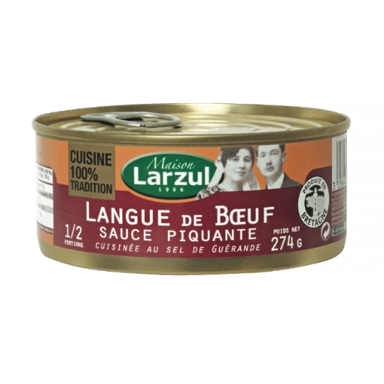 Langue de bœuf sauce piquante LARZUL