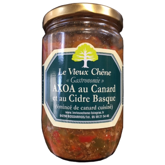 Axoa au Canard et au Cidre Basque LE VIEUX CHENE
