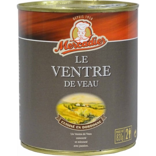 Plat cuisiné Ventre de veau MERCADIER