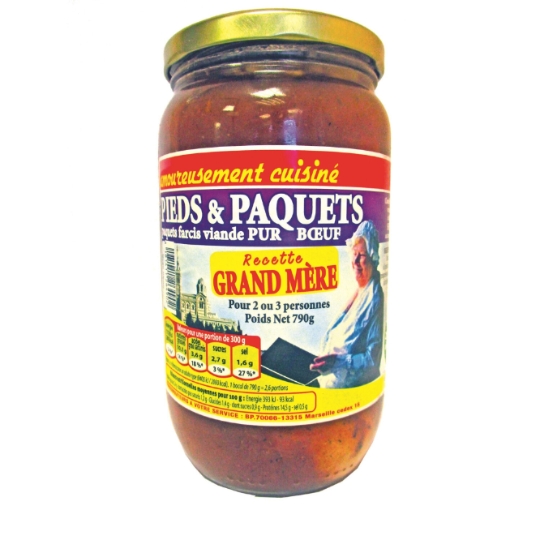Plat Cuisiné Pieds et Paquets à L'ancienne METRAS