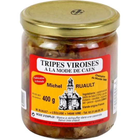Plat cuisiné tripes Viroises MICHEL RUAULT
