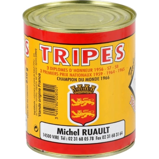Plat cuisiné tripes Viroises MICHEL RUAULT