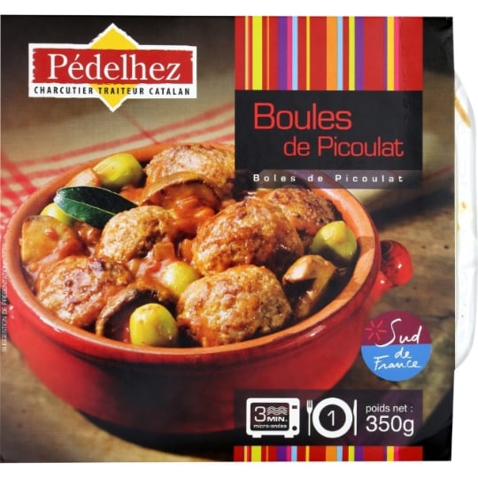 Plat cuisiné boules de picoulat PEDELHEZ