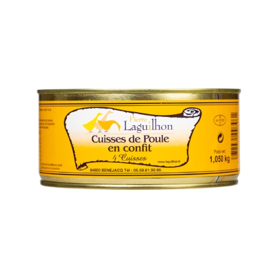 Confit de Poules en Confit 4 Cuisses PIERRE LAGUILHON