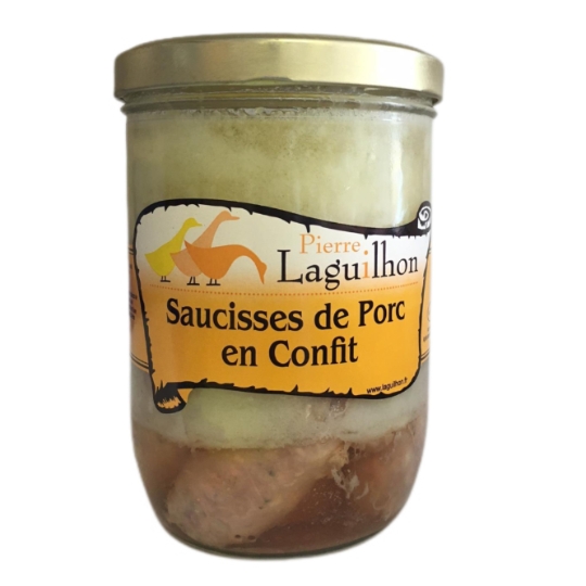 Saucisses de Porc en Confit PIERRE LAGUILHON