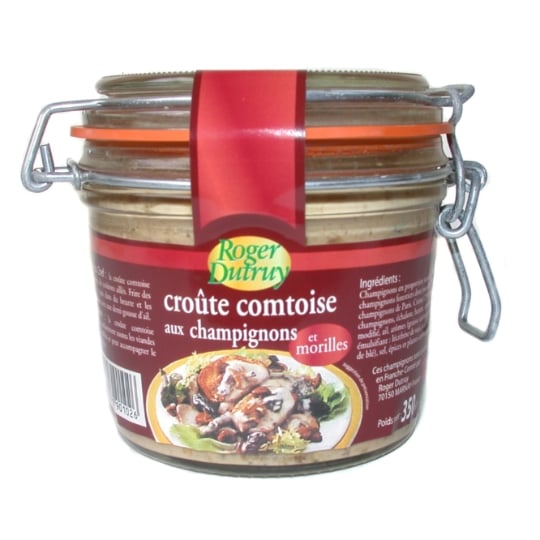 Croute Comtoise aux Champignons et Morilles ROGER DUTRUY