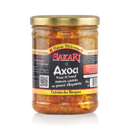 Plat cuisiné Axoa Espelette SAKARI
