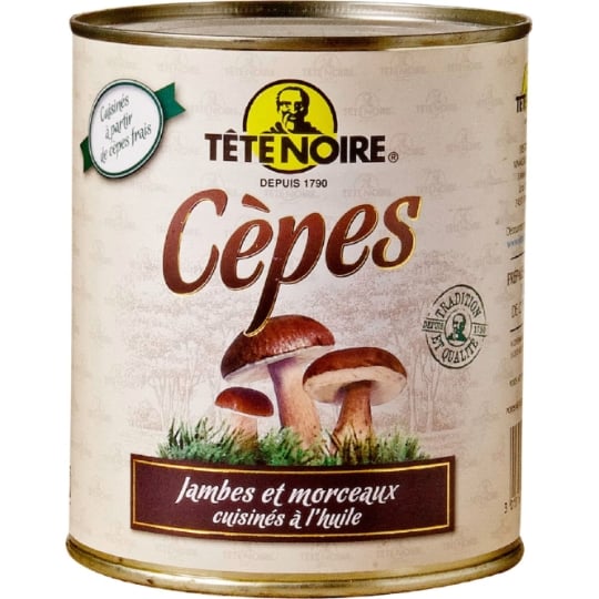 Cèpes jambes/morceaux TETE NOIRE