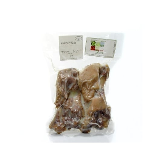 Manchons De Canard Confit Par 4 Sous Vide 550g +/- 50g CELLIER DU PÉRIGORD