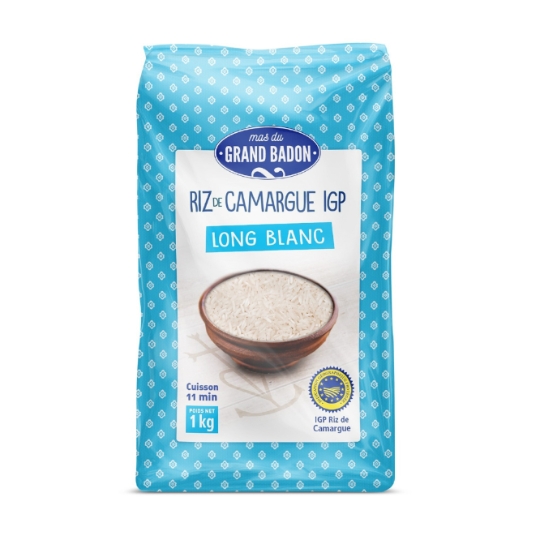 Riz Long Blanc de Camargue IGP 11 min GRAND BADON