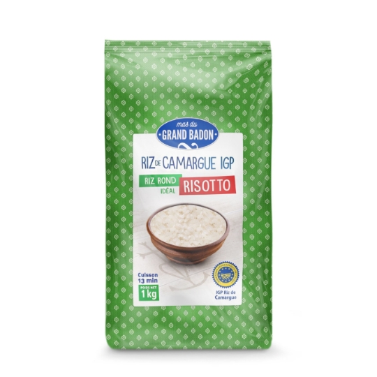 Riz Rond Blanc Risotto Dessert IGP GRAND BADON