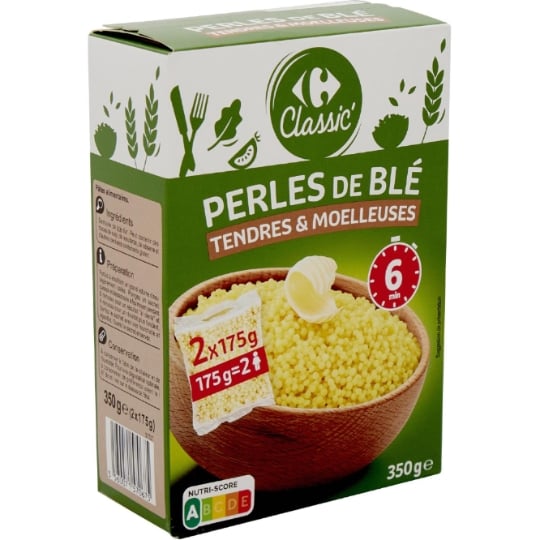 perles de blé tendres & moelleuses CARREFOUR CLASSIC'