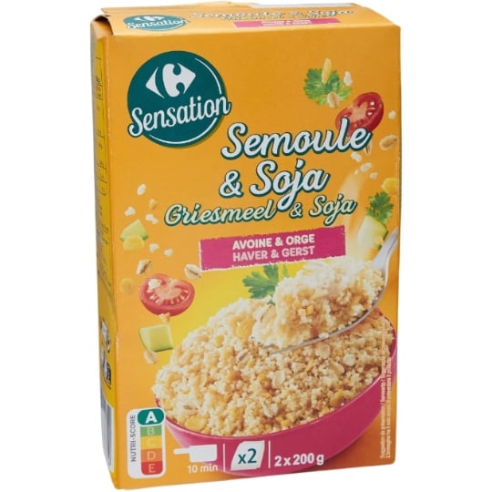 Mélange Céréales Semoule et Soja CARREFOUR SENSATION