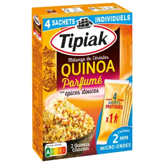 Quinoa Parfumé aux Epices Douces 2min TIPIAK