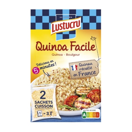 Mélange Céréales Quinoa et Boulgour 5min LUSTUCRU