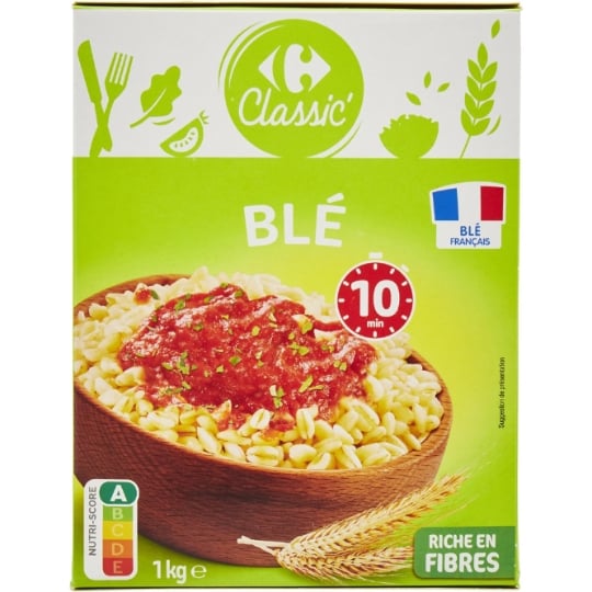 Blé précuit  CARREFOUR CLASSIC