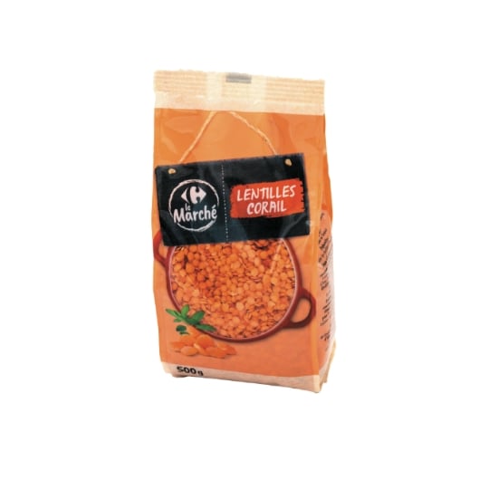 Lentilles Corail CARREFOUR LE MARCHE