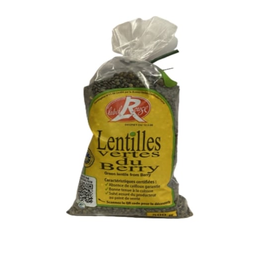 Lentilles Vertes Du Berry Label Rouge CIBELE