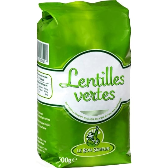 Lentilles Vertes LE BON SEMEUR