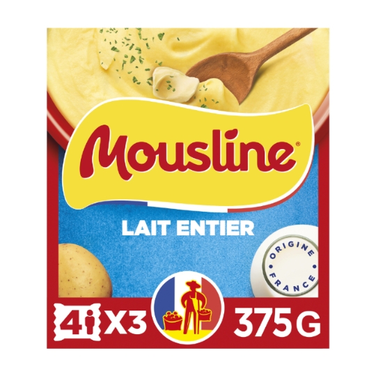 Purée Au Lait Entier MOUSLINE