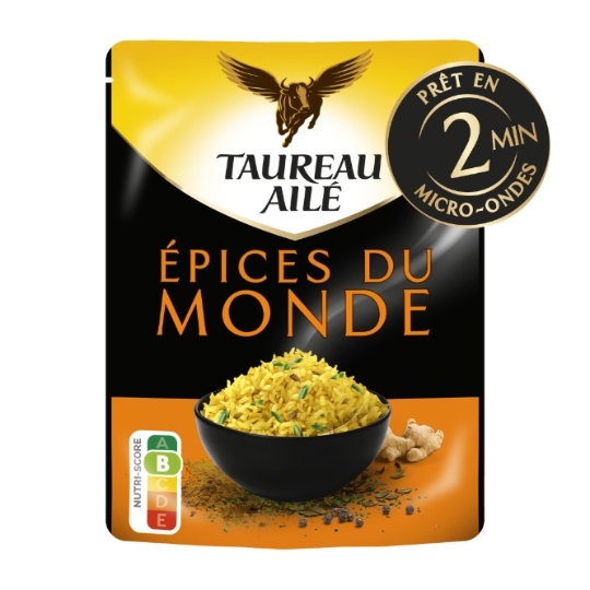 Riz Epices du Monde 2min TAUREAU AILE