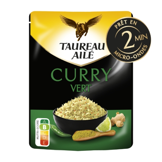 Riz Long Curry Vert 2min TAUREAU AILE