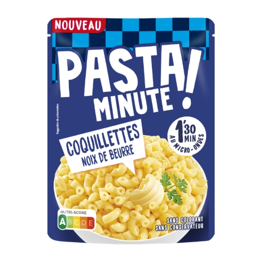 Pasta Minute Pâtes Coquillettes Nature LUSTUCRU