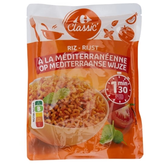 Riz à la Méditerranéenne 2min CARREFOUR CLASSIC
