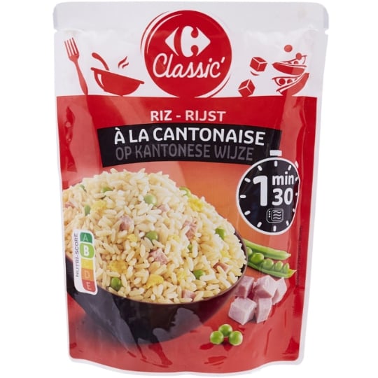 Riz à la Cantonaise 1min30 CARREFOUR CLASSIC