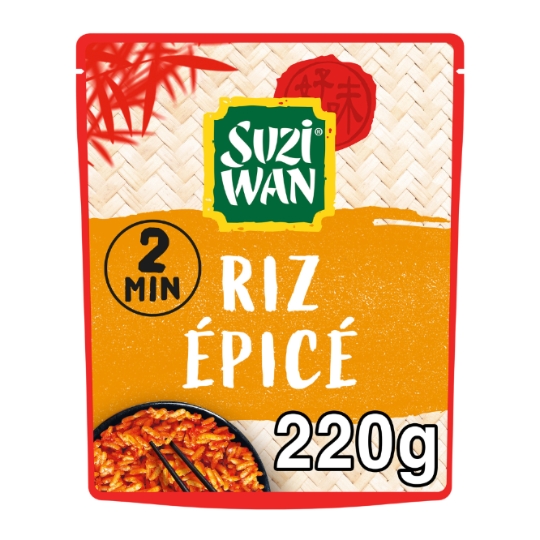Riz Long Epicé Micro-Ondes 2min SUZI WAN