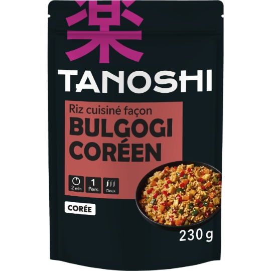Riz cuisiné Façon Bulgogi Coréen TANOSHI
