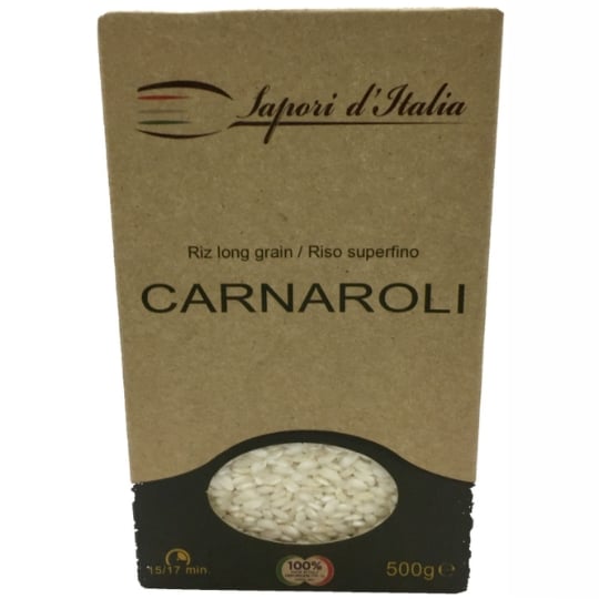 Riz Long Carnaroli - Italie - Sapori D'italia   - Boîte 500g SAPORI D'ITALIA