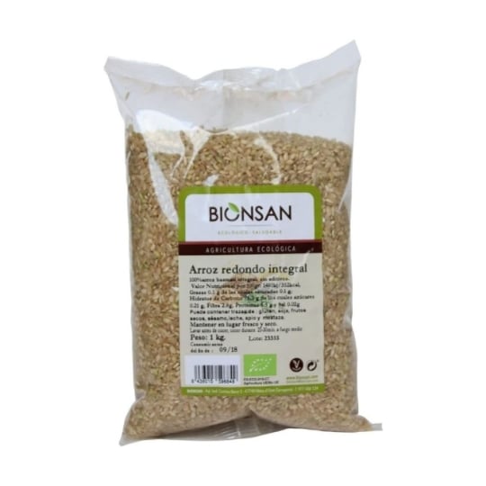 Bionsan - Riz Brun Rond Biologique 1 Kg