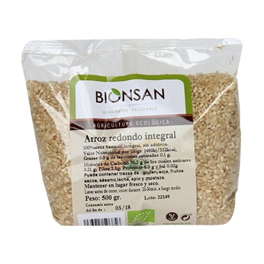 Bionsan - Riz Brun Rond Biologique 500 G