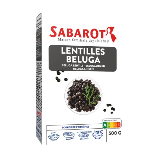 Lentilles Beluga étui 500g - Sabarot SABAROT