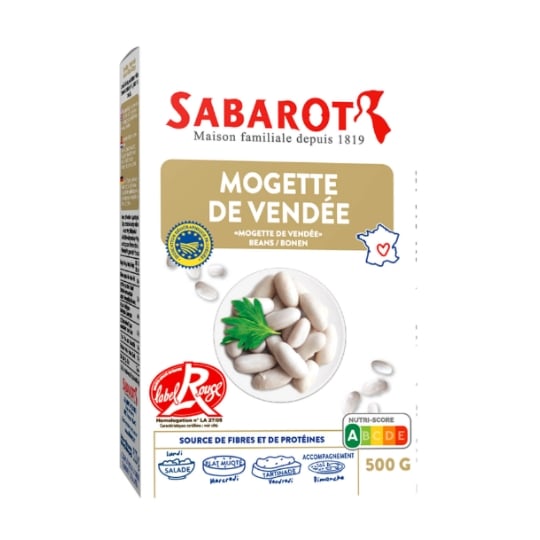 Mogettes De Vendée étui 500g - Sabarot SABAROT