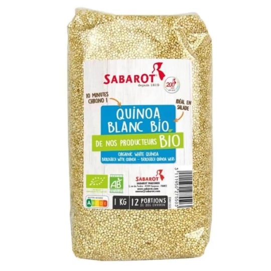 Quinoa Blanc Bio Sachet 1kg - Sabarot SABAROT