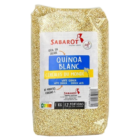 Quinoa Blanc Céréale Du monde SABAROT SABAROT