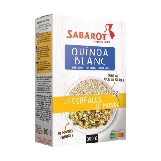 Quinoa Blanc Étui 500g - Sabarot SABAROT