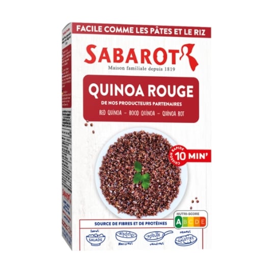 Quinoa Rouge Étui 500g - Sabarot SABAROT
