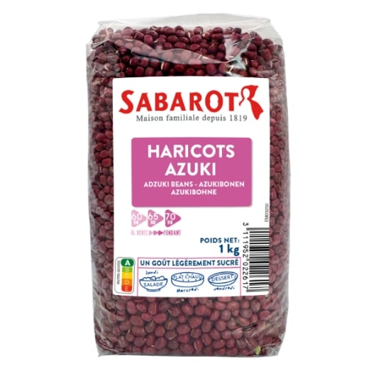Haricots Azuki sachet 1kg - Sabarot SABAROT