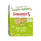 Préparation Pour Galettes Végétales - Pois Cassés Au Basilic - Sabarot SABAROT