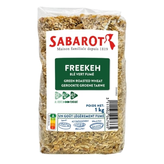 Freekeh - Blé Vert Fumé - Sachet 1kg - Sabarot SABAROT