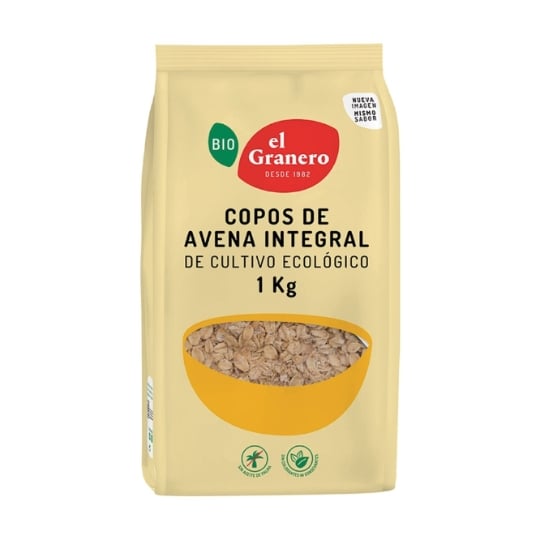 El Granero Integral - Flocons D'avoine Entière Biologique 1 Kg