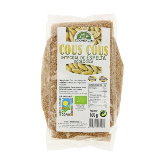 Eco Salim - Cous Cous Integral Par Espelta Eco 500 G