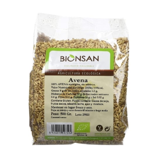 Bionsan - Avoine À Grains Écologiques 500 G