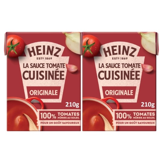 Sauce tomate cuisinée ail et oignon originale HEINZ