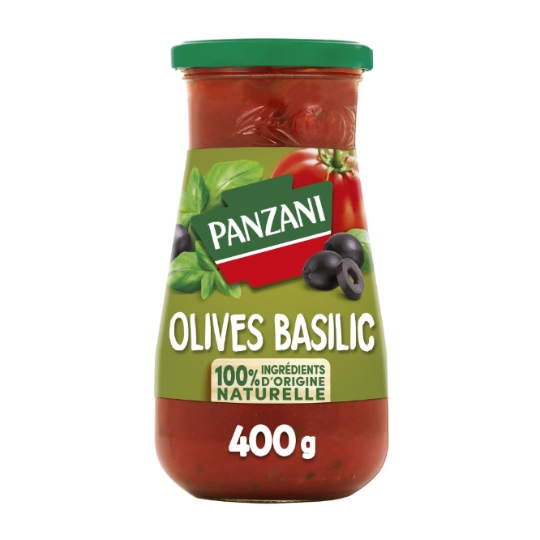 Sauce tomates cuisinées aux olives et au basilic PANZANI