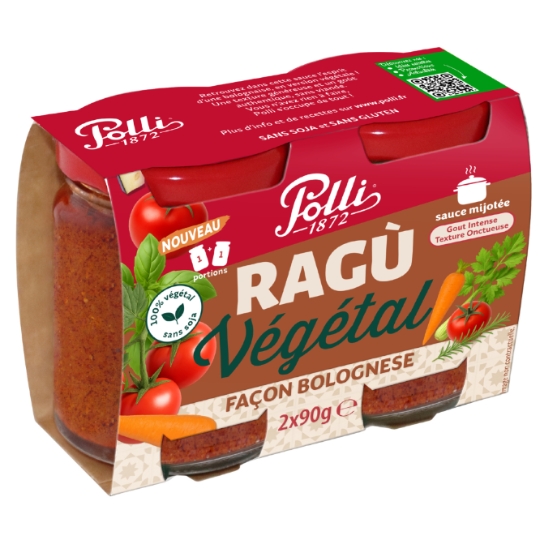 Ragù Végétal Façon Bolognese POLLI